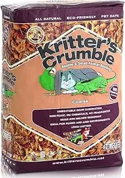 Bedding Coarse Reptile & Small Animal Kritters Crumble Substrate All Natural 20L
