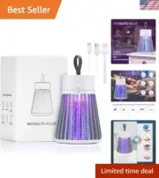 Portable Electric Mosquito Zapper - Efficient Indoor and Outdoor Bug Control