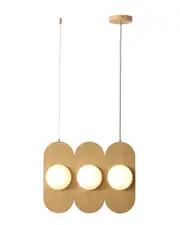 VidaLite Orbita Modern 3-Light Linear Pendant Fixture