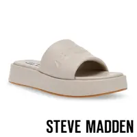 在飛比找momo購物網優惠-【STEVE MADDEN】BEWILD 品牌壓字鬆糕厚底拖