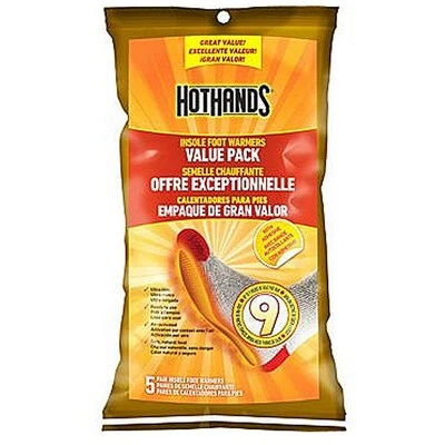 HotHands Heat Pack Insole Foot Warmer Warmth Upto 10 Hours - HFINS5PRUPDQE