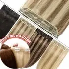 CLEARANCE One Piece Clip In Real Remy Human Hair Extensions 3/4 Full Head Thick