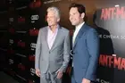Michael Douglas Paul Rudd at Marvel's screening of Ant Man hosted - Old Photo 7