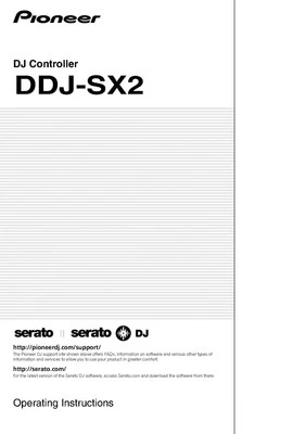 Pioneer DDJ-SX2 DJ Controller Owners Manual