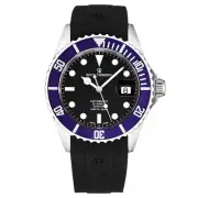 Revue Thommen's Men's Diver Black Dial Rubber Strap Automatic Watch 17571.2835