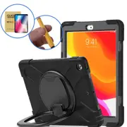 StylePro, package, iPad 10th and 11th gen tough case + pencil + screen protector, black