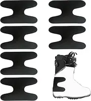 [Generic] Ski and Snowboard Boot Mounting Pads, Ski Boot Mounting Pads, Self-Adhesive Foam Padding for Snowboard Boots, 6 x Ski Boot Matching Foam Ankle Bandages, Ski and Snowboard Boot Z