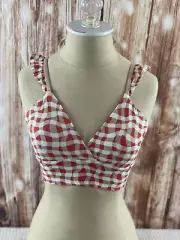 OFFLINE By Aerie Real Me Xtra Medium Support Bra Size Medium Red/Beige