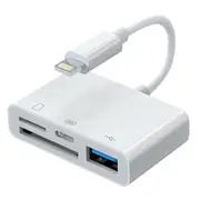 Sansai 11cm Cable OTG Adapter Plug & Play Lightning USB-A Connection Kit