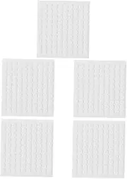 CAXUSD 500pcs Round Double-Sided Tape Dots Adhesive for Arts Crafts Removable Glue Points No Trace Versatile Double-Sided Adhesive Putty