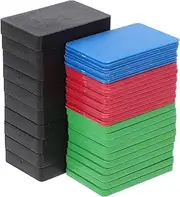 Alipis 40pcs High Strength Plastic Structural Shims Load Bearing Leveling Pads for Doors Windows and Furniture Versatile DIY Installation Vibration Reducing Flexible Spacers