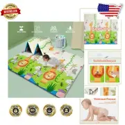Waterproof Play Mat for Babies and Toddlers - Foldable, Easy to Clean Foam Mat