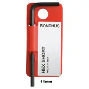 Bondhus BD15878 - Hex Key L-Wrench 11.0mm Hex End Short