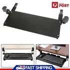 Underdesk Keyboard Tray Drawer Pull Out Office Table Computer Under Desk Holder