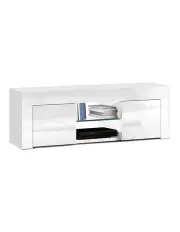 [Artiss] High Gloss TV Stand Entertainment Unit 130cm in White