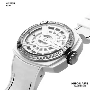 【NSQUARE】NSQUARE Sweetie Quartz Watch甜美系列 三層指針 51mm 超大錶面石英錶 G0369-N19.8