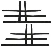 Warrior 350 Blaster 200 Nerf Bar Nets Fit Alba Racing Tusk Black A