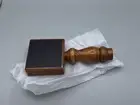 Square Wood Beer Tap Handle Display with Chalkboard for Kegerator and Home Bars