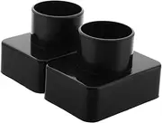 2pcs Connection Pipe Adapter Hvac Ducting Ac Duct Air Duct Adapter Ventilation Hole Vent Adapter Vent Connector Car Air Vent Exhaust Duct