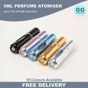 Perfume Atomiser Aftershave Travel Refillable Bottle Scent Portable Spray 5ML