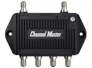 TV Antenna Booster 4-4-Port TV Antenna Distribution Amplifier, Built-in LTE F...
