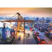 1000pc Ravensburger Port of Hamburg Themed Family Jigsaw Puzzle Pieces Set