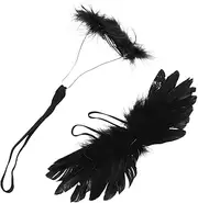 Healvian Fashionable Angel Wings Decor Miniature Angel Wings Props for Diy Doll Dressing