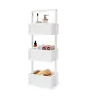 3 Tier Panelled Floor Caddy Bathroom Storage Toiletries Organisation