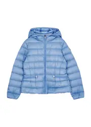 Moncler Kids Liset Quilted Shell Jacket (8-10 Years) - Blue Light 10 years