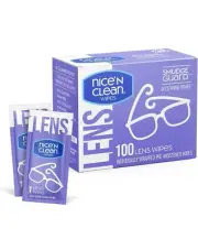 New! Nice n Clean Pre Moistened Individually Wrapped Lens Wipes 100ct