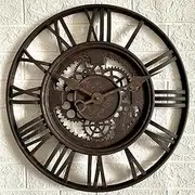 Outdoor Garden Wall Clock, Old Style Quartz Clock Garden Clocks Outdoor Waterproof Creative Home Furnishings Outdoor Wall Clock