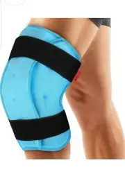 3D Contoured Knee Ice Pack Wrap, Reusable Gel Ice Pack for Sport Injuries
