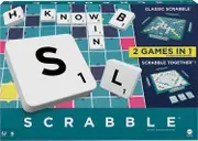 Mattel Scrabble Refresh 2024 Board Game