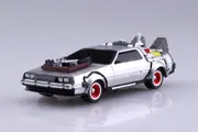 1/43 Back To The Future Pullback Delorean From Part 3 & Rail Road