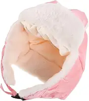 [LIFKOME] Warm Ear Protection Hat for Boys and Girls Windproof Cap Built-in Mask for Cold Weather Activities Skiing Cycling Pink