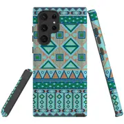 For Samsung Galaxy S22 Ultra Case, Armour Cover, Bohemian Pattern