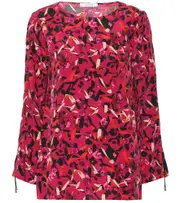 [Dorothee Schumacher] Dorothee Schumacher Daydream Meadow printed blouse AU 8 pink
