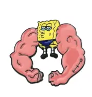Nic Toons - SpongeBob - Sponge Bob Muscle Arms - Free AU Post - AU stock