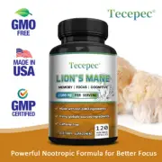 Lion's Mane Supplement - Supports Brain,Nerve,Memory,Focus & Cognitive Health