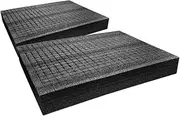 Uonlytech 2Pcs Professional Foam Inserts for Express Packing Tearable Packing Foam Boards Lightweight No Residue Inserts for Shipping and Storage