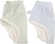 [IWOWHERO] Baby Potty Training Pants 2pcs Infant Diaper Pants Cotton Training Underwear Breathable Waterproof Machine Washable