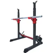 Fitness Master Adjustable Squat Rack Barbell Bench Muscle Exercises Weight Lifting