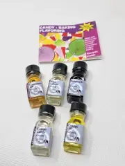 LorAnn Oils .125 fl oz Super Strength Flavor LOT of 6 Pina Colada Butterscotch++
