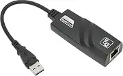 EZONEDEAL USB to Ethernet Adapter for Laptop, Ethernet to USB Adapter Driver Free 10/100/1000 Mbps RJ45 Wired Ethernet LAN Network Adapter Compatible with Windows 10, 8.1, 7, XP, Linux, Mac OS