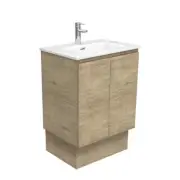 New Fienza Joli Edge Bathroom Vanity on Kickboard 600 Scandi Oak JOL60SK