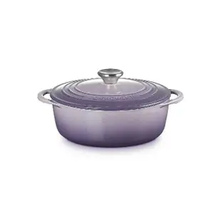 【Le Creuset】BIS琺瑯鑄鐵鍋圓鍋 22cm 薰衣草/藍色迷霧/棉花白/櫻桃紅(2.6L淺鍋 共八色選一)