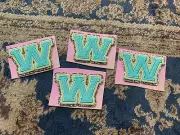 Stoney Clover Lane x Target Patch Letter “W”from SWIM LOT OF 4 NEW