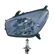 Halogen Headlight Left H4 for Toyota Rav 4 II Incl. Lamps Bulbs