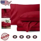 Sustainable Organic Cotton Flannel Sheets - King Set - Double Brushed Comfort