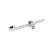 RiteFit Ratchet Sliding Glass Showcase Lock Keyed Alike Zinc Plated APL2352KA
